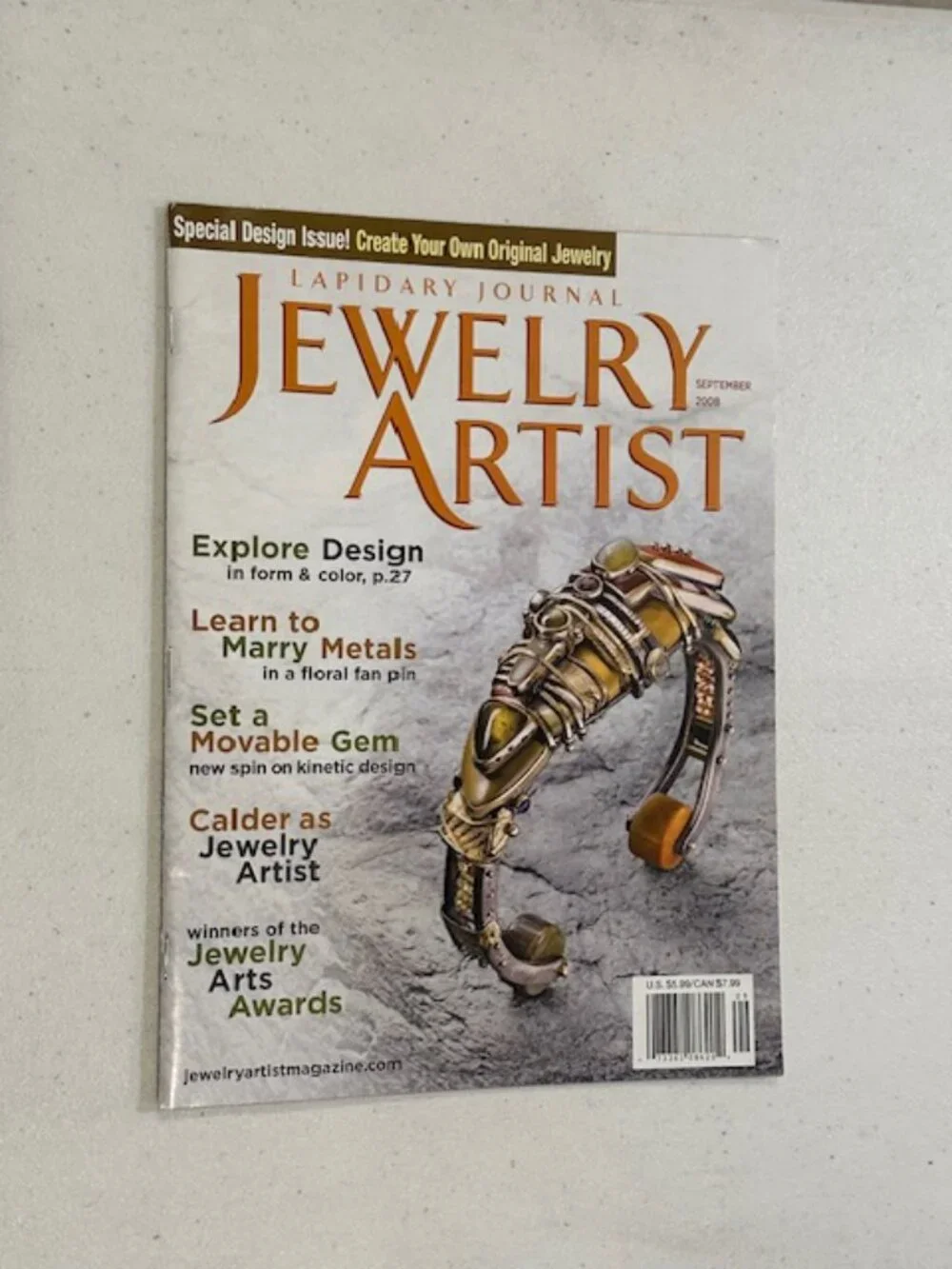 Lot of ELEVEN (11) Issues-Jewelry Artist Lapidary Journal 2008-2009